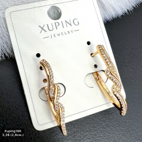 Сережки Xuping18К 19639 (2.8 см.)